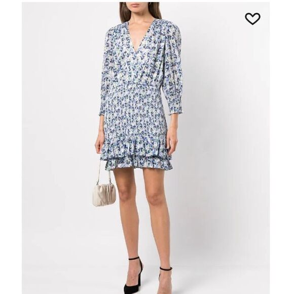 NWT Veronica Beard Darrah Dress Cobalt Multi Size 6 - Picture 1 of 15